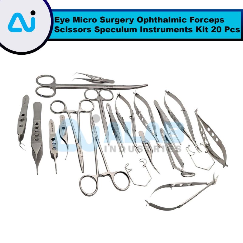 Eye Micro Surgery Instrument Ophthalmic Forceps Scissors
