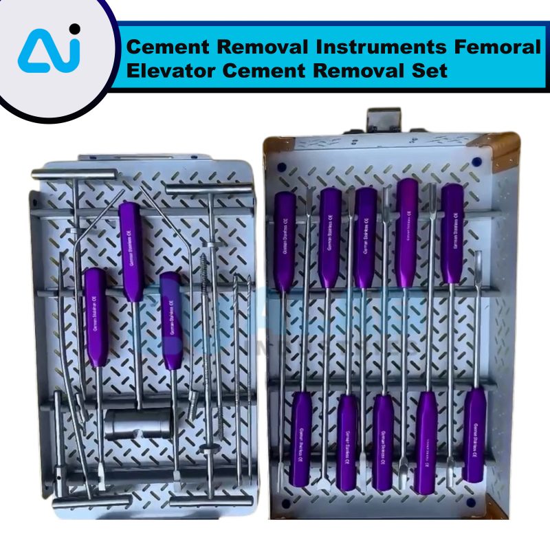 Cement Removal Instruments Femoral Elevator Set