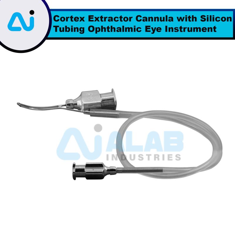 Subtenon Flat Anesthesia Cannula Curved Flattened Tip